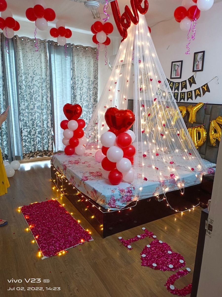 Couple Room Surprise Decoration Gurgaon